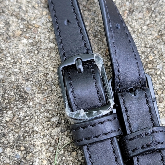 Joy Gryson Olivia Lambskin Leather Green  Espresso Handbag Purse Bag $695 - Picture 11 of 15